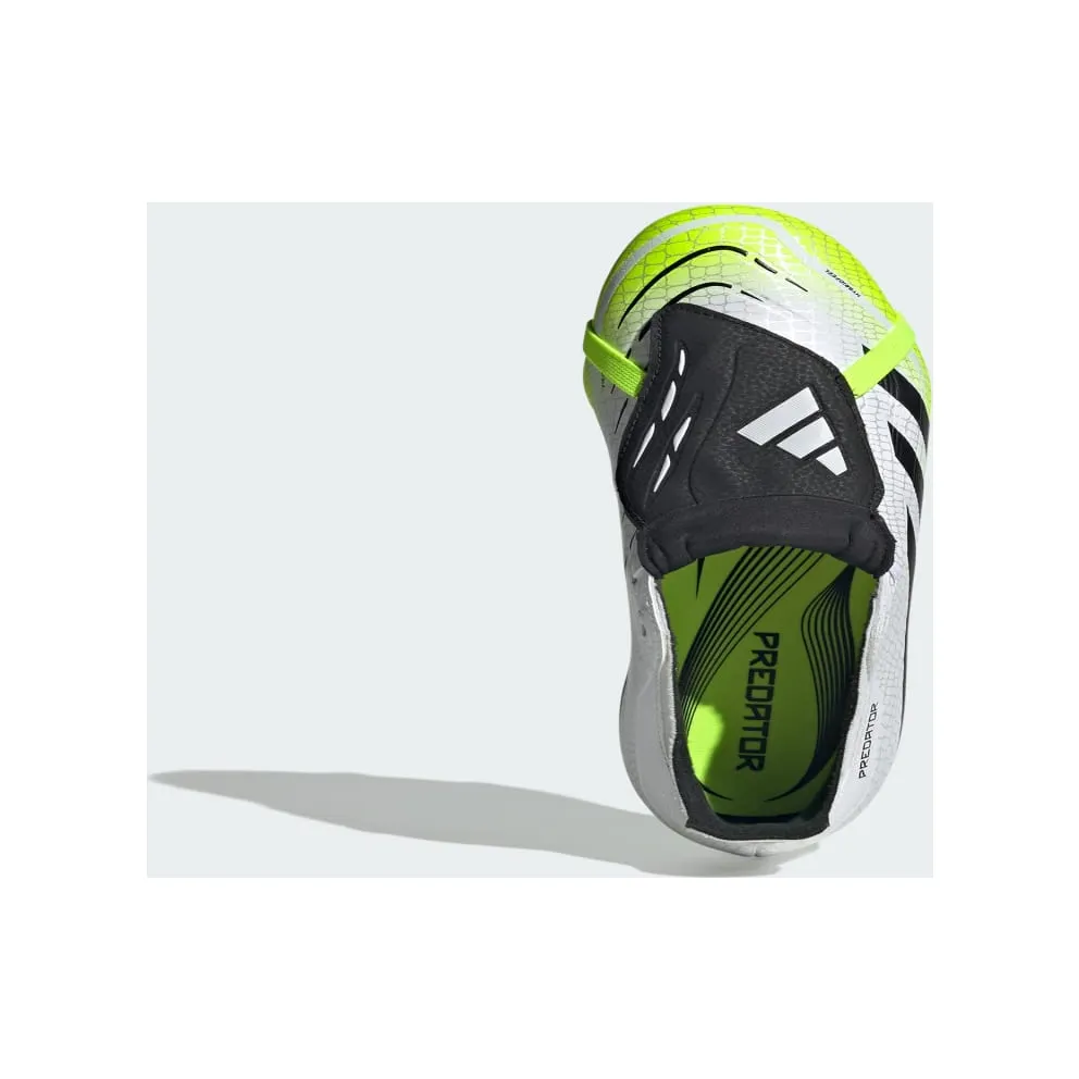adidas Predator League Fold-Over Tongue FG/MG Cloud White Core Black Lucid Lemon (JI1111)
