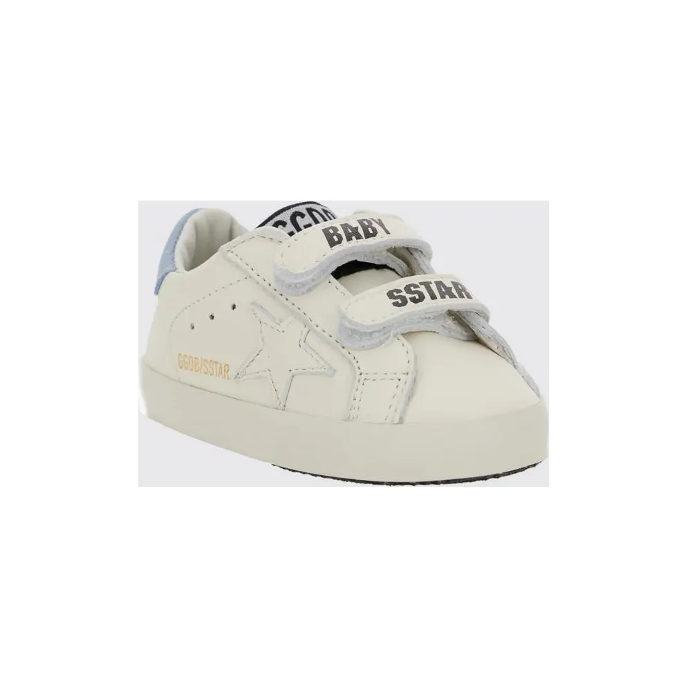 Golden goose Kid’s School Leather Velcro White (GIF00534F00712911409)