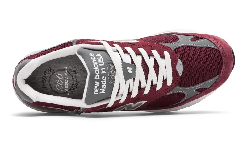 New Balance 993 Burgundy Burgundy/Grey (MR993BU)