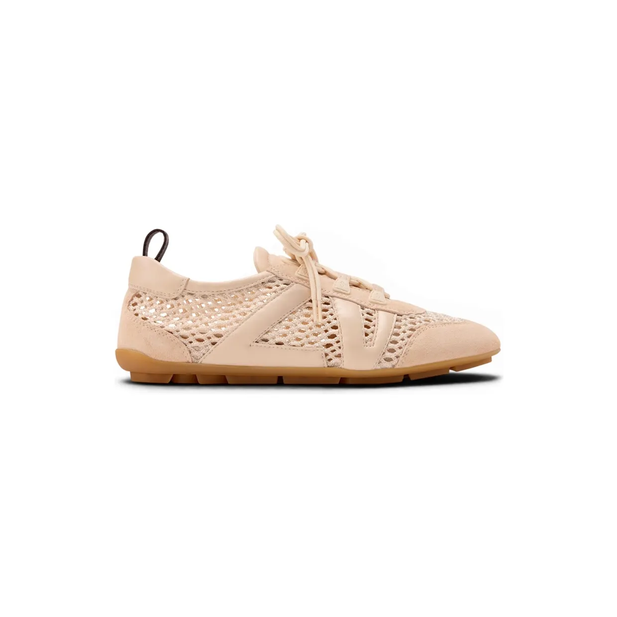 Louis Vuitton LV Sneakerina Rose Powder Mesh Gum (1AK59Z)