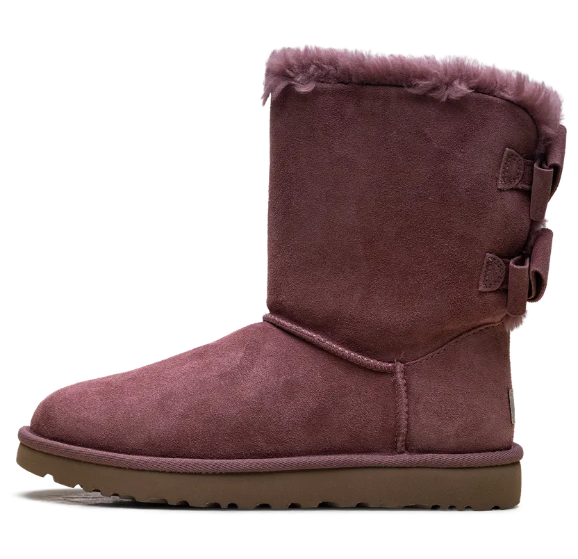 Ugg Bailey Suede Bow “Pink” (1153475-PWN)