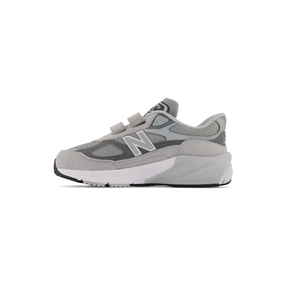 New Balance FuelCell 990v6 Hook and Loop Grey Silver (PV990GL6)