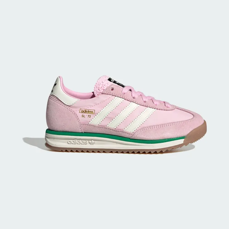 adidas SL 72 RS Clear Pink Off White Court Green (JR1099)