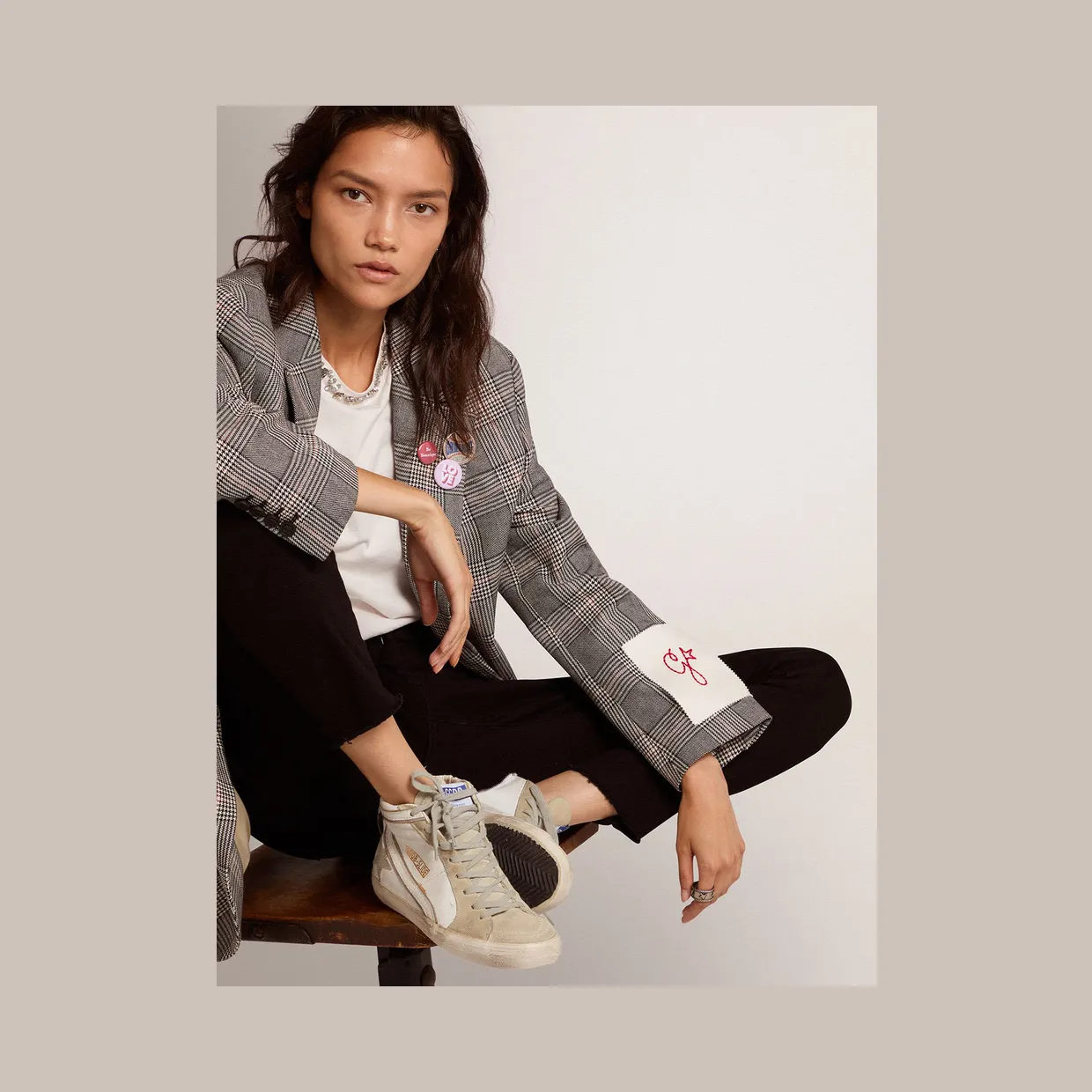 Golden Goose Slide White White (GWF00115F00032410276) (3)