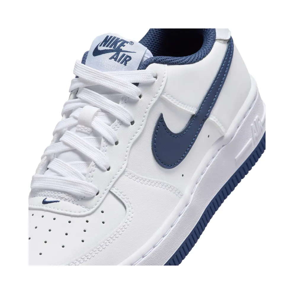 Nike Air Force 1 Low White Football Grey Midnight Navy (CT3839-111)