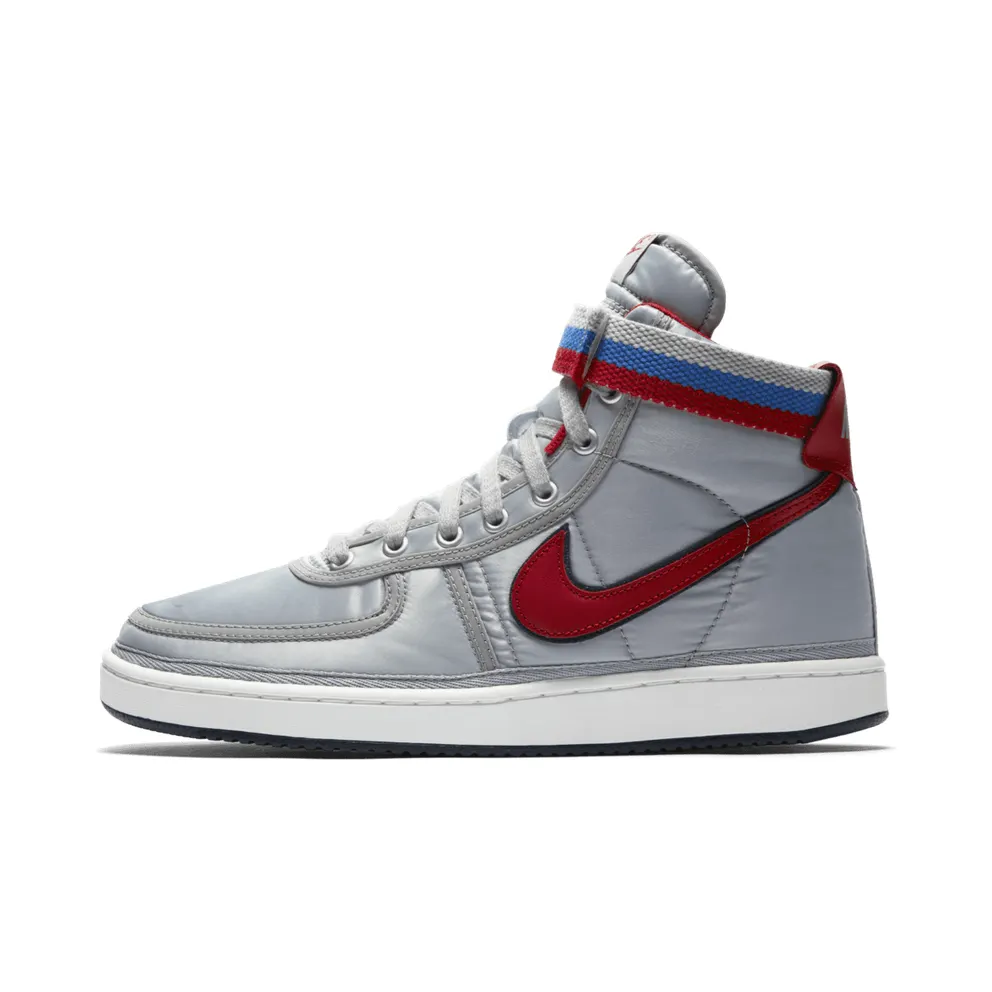 Nike Vandal High Supreme Nylon OG (2017) Metallic Silver/University Red (AH8652-001)