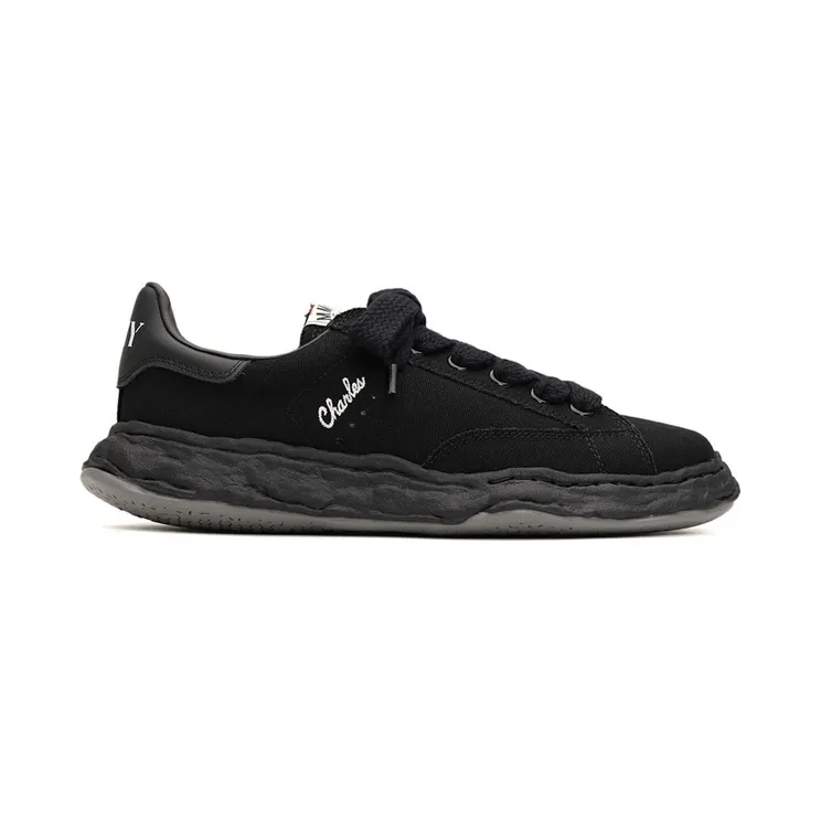 Maison Mihara Yasuhiro Charles OG Sole Canvas Low Black (A12FW703-BLK BLK)