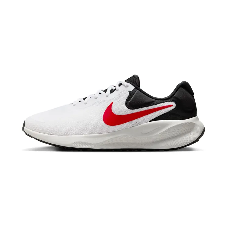 Nike Revolution 7 “White / Black / Photon Dust / Fire Red” (FB2207-102)