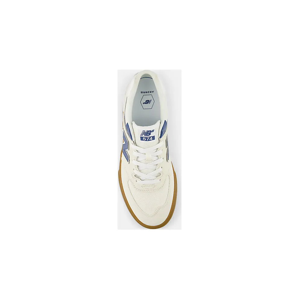 New Balance Numeric 574 Vulc Sea Salt Dark Shoreline Blue (NM574VRU)