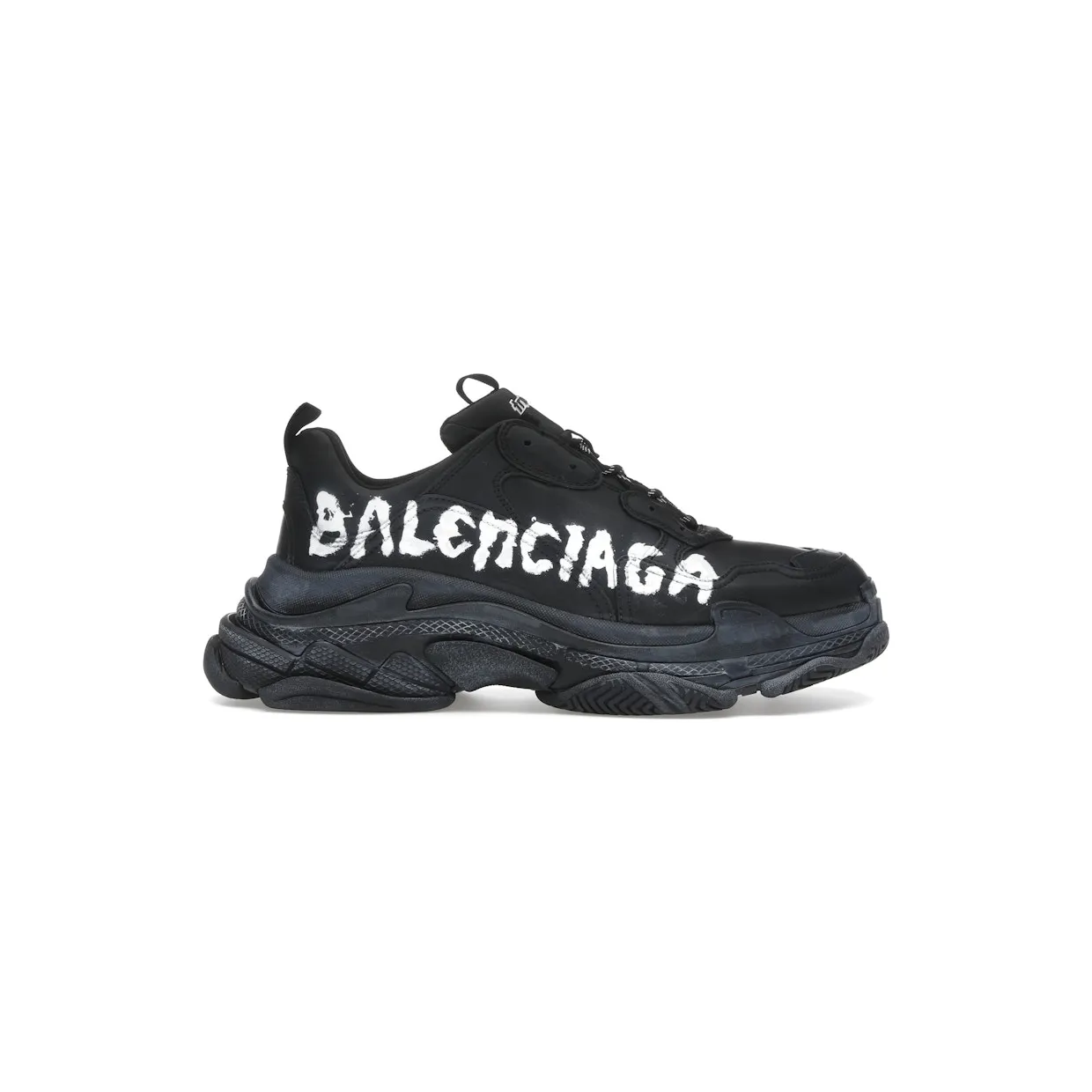 Balenciaga Triple S Black White Graffiti (536737WTSPL1090)