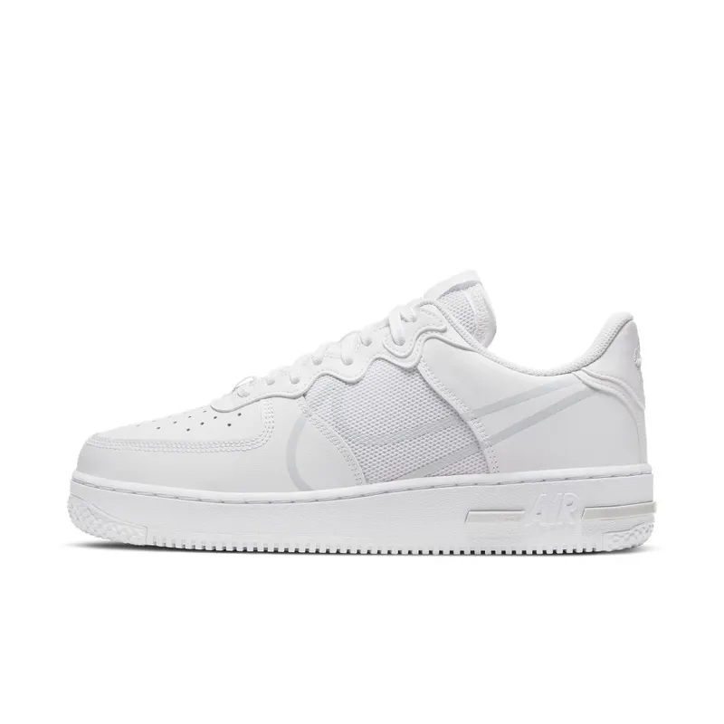 Nike Air Force 1 React White White/Pure Platinum (CT1020-101)