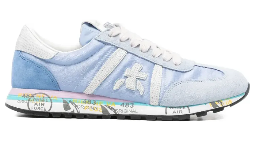 Premiata Sneakers mit Ledereinsätzen – Rosa (LUCYD)