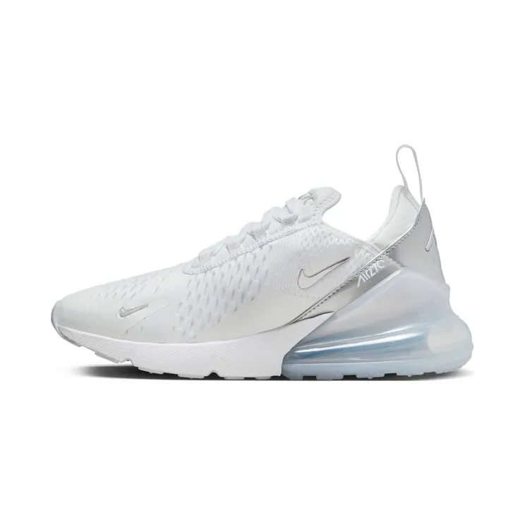 Nike Air Max 270 “White / Pure Platinum / Metallic Platinum” (DX0114-100)