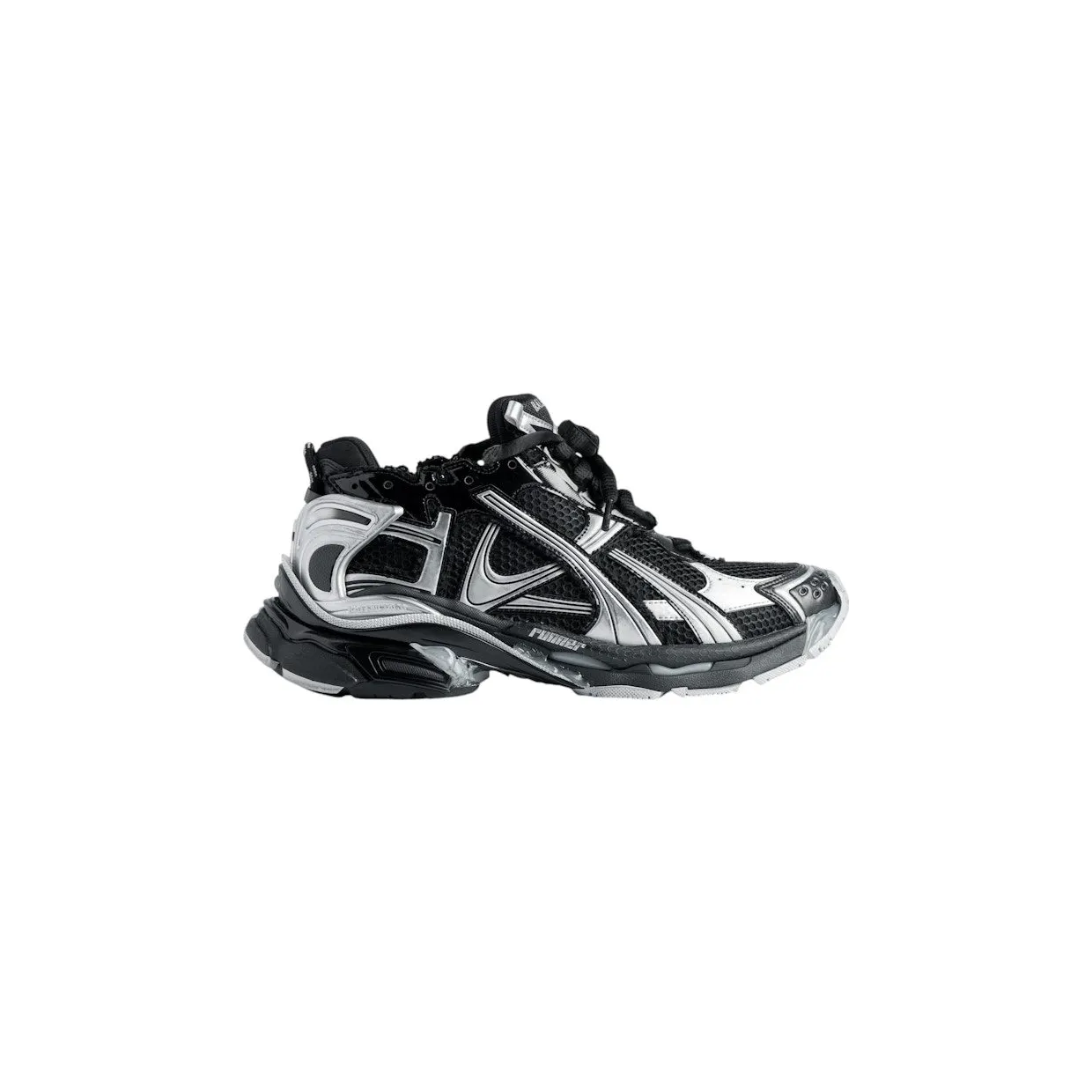Balenciaga Runner Black Silver (772767W3RMU1100)