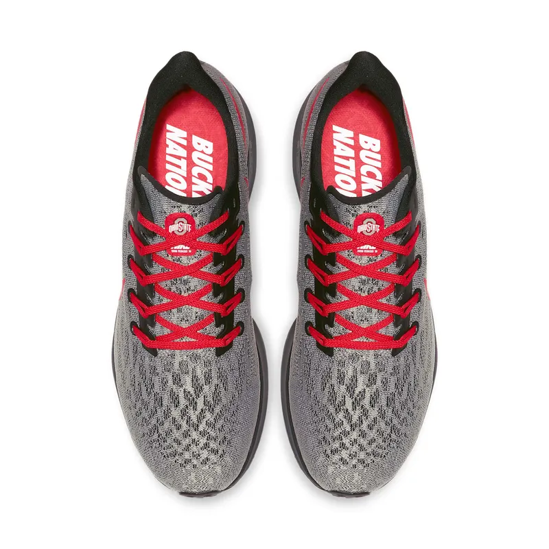 Nike Air Zoom Pegasus 36 Ohio State Pewter Grey/Black-University Red (CI2069-001)