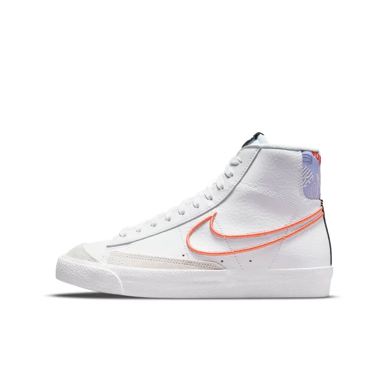 Nike Blazer Mid ’77 SE “White / Purple Pulse / Pink Foam / Magic Ember” (DJ0265-100)