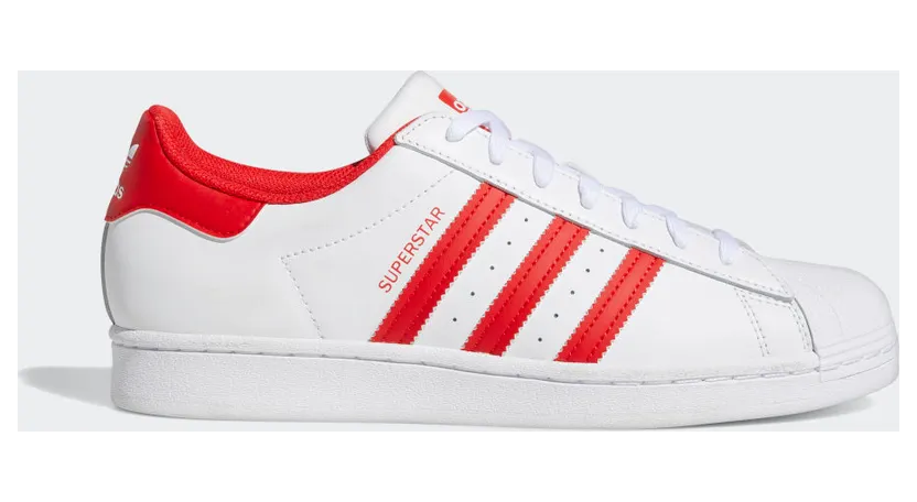 adidas Superstar Cloud White / Vivid Red / Cloud White (GZ3741)