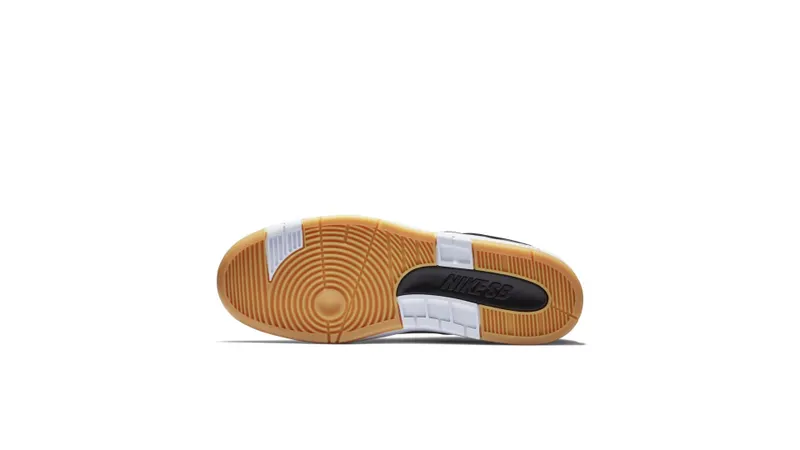 Nike  SB Air Force 2 Low Black Grey Gum Black/White-Gum Light Brown-Gunsmoke (AO0300-001)