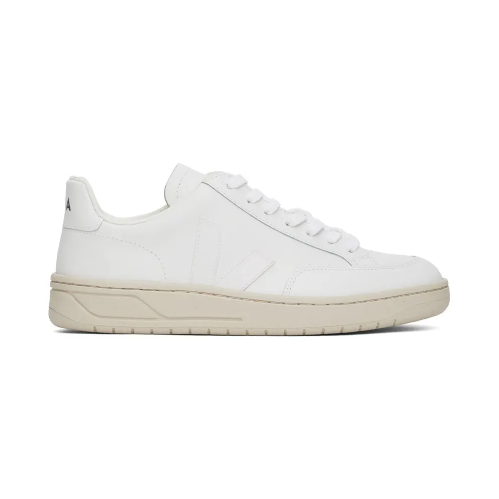 Veja White Leather V-12 Sneakers (XD0202297)
