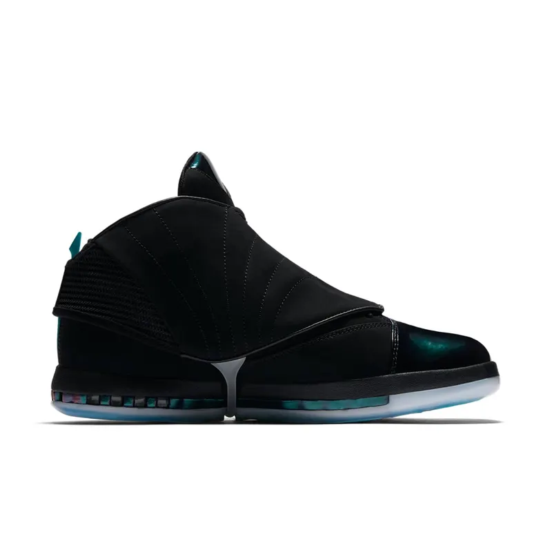 Jordan 16 Retro CEO Black/Metallic Silver-Turbo Green (AA1235-003)