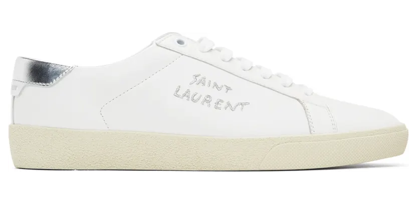 Saint Laurent White Court Classic SL/06 Sneakers (611352 00NA0)