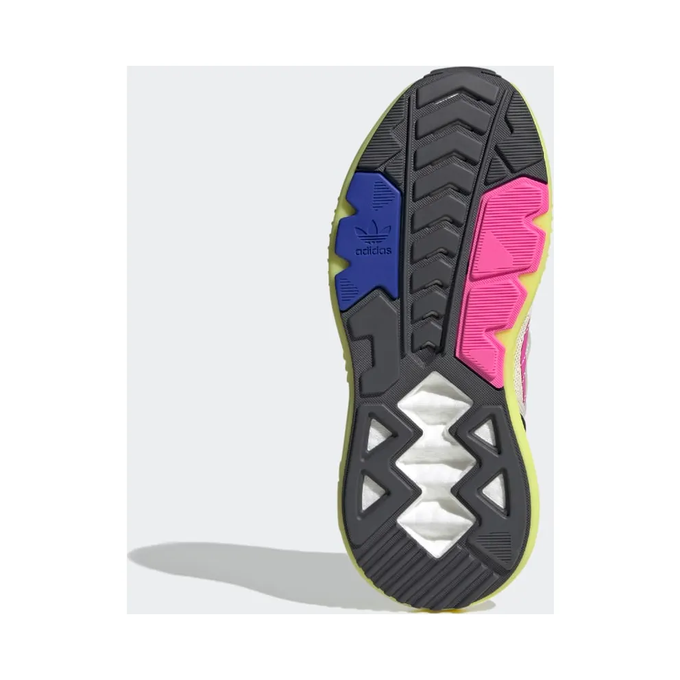 adidas ZX 5K BOOST Wonder White / White Tint / Acid Yellow (GV7704)