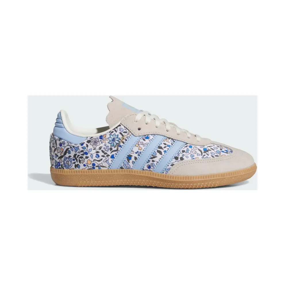 Adidas Samba OG x Liberty London Kids Blue / Off White / Gum (JP8080)