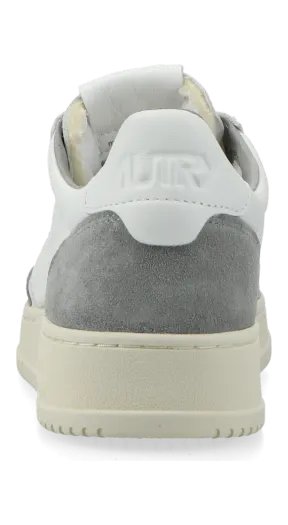 Autry Medalist Low W (goat / suede white / grey) – AULWGS37 (4)