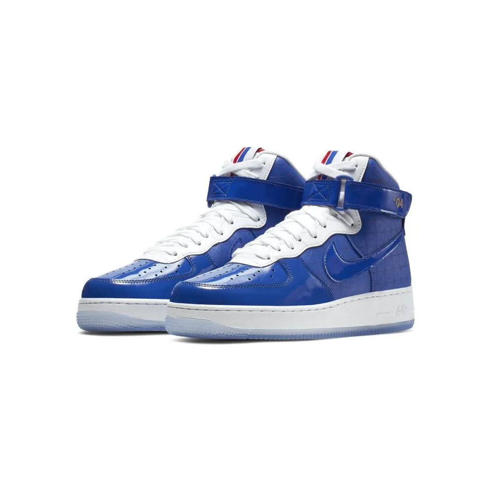 Nike Air Force 1 High Detroit Pistons NBA Finals Game Royal/Game Royal/White (CI9880-400)
