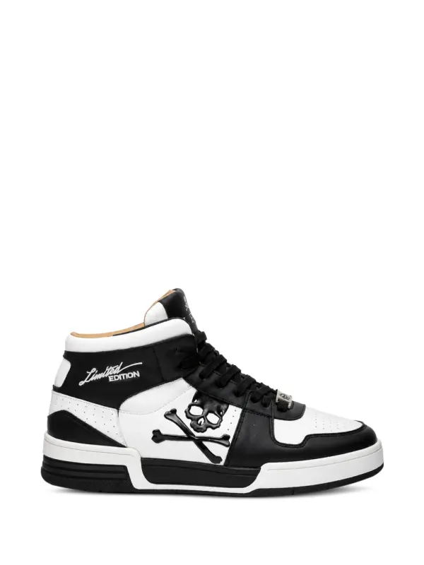 Philipp Plein Notorius skull-patch sneakers – White (UAFSUSC1088PLE005N)