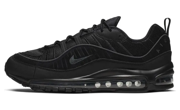 Nike Air Max 98 Black Anthracite Black Sole