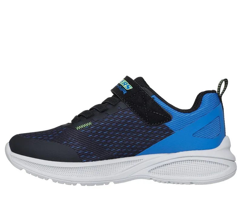Skechers Microspec Max Advance – Squad-Pacer Sneaker Black/Blue/Limoen