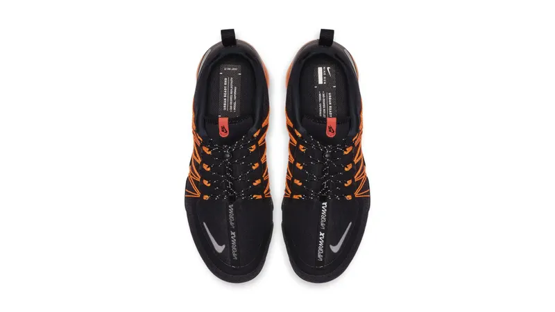 Nike Air VaporMax Run Utility Black Orange Black/Reflect Silver-Oil Grey (AQ8810-005)
