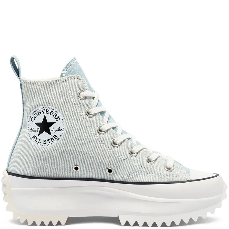 Converse Summer Denim Run Star Hike High Top Blue/vintage White/Black (171894C)
