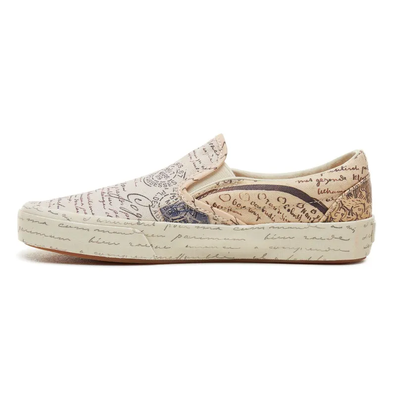 Vans Slip-On Van Gogh Letters (W) Letters/Turtledove (VA38F7U7T)