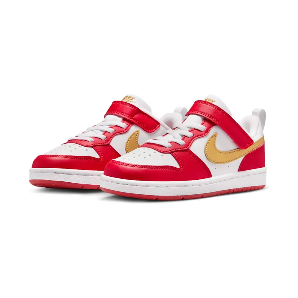 Nike Court Borough Low Recraft White University Red Gold (DV5457-137)