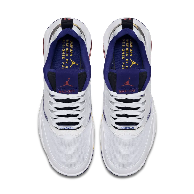 Jordan Max 200 Olympic (2020) White/Black-Gym Red-Dark Sulfur (CD6105-110)