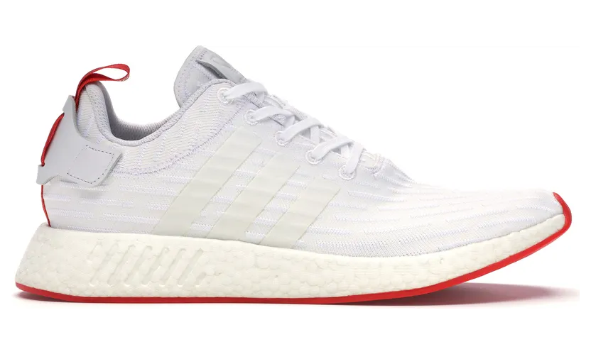 adidas NMD R2 White Core Red “Two Toned”