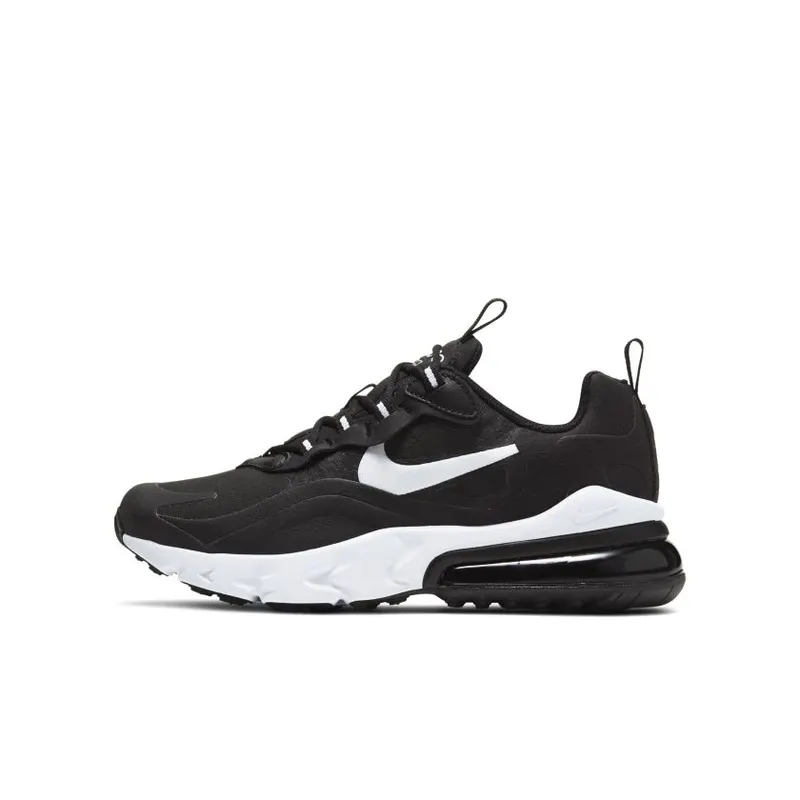 Nike Air Max 270 React Black (GS) Black/Black/White (BQ0103-009)