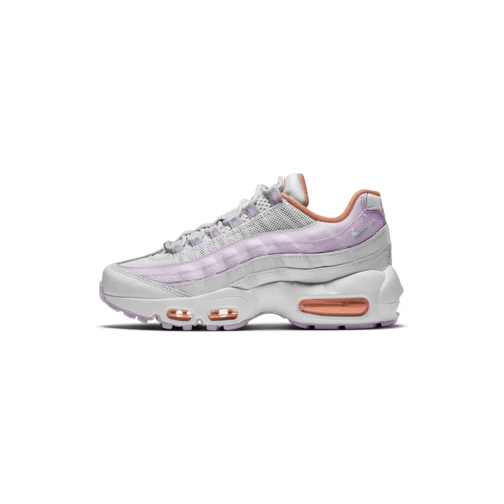Nike Air Max 95 Recraft Grey “Platinum Tint / Light Violet / Crimson Bliss / Metallic Platinum” (CJ3906-009)