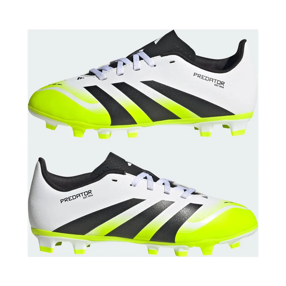 adidas Predator Club FG/MG Cloud White Core Black Lucid Lemon (JH8868)