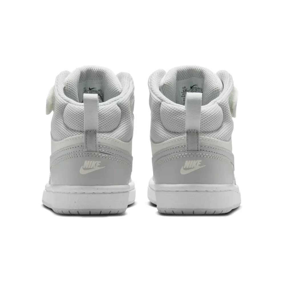 Nike Court Borough Mid 2 Sail White Light Silver (CD7783-127)