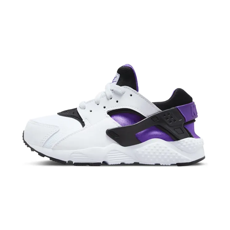 Nike Huarache Run “White / Purple Punch / Black” (704949-117)