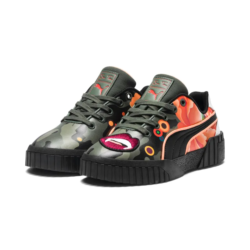 Puma Cali Sue Tsai Peonies Camo (W) Puma Black/Puma Black (369388-01)