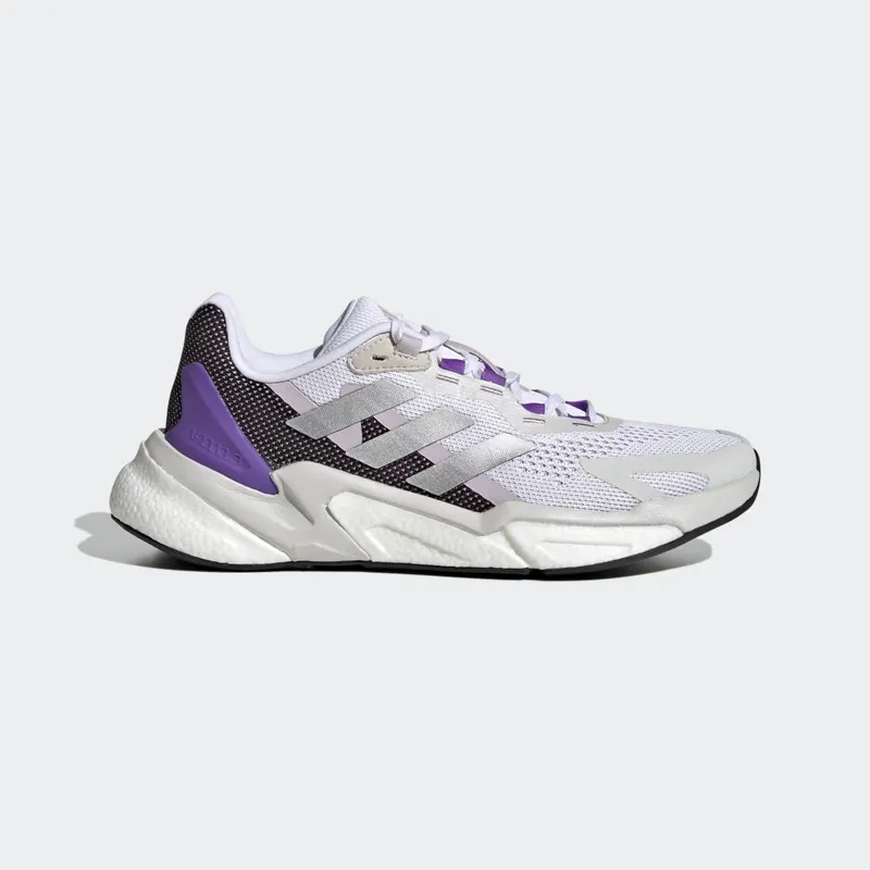 Adidas X9000L3 Cloud White / Silver Metallic / Purple Rush (HR1736)