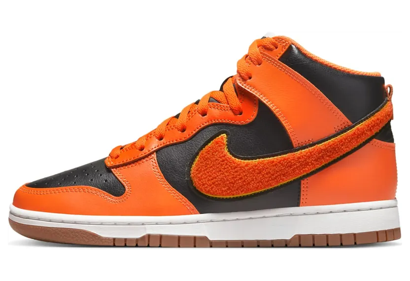 Nike Dunk High “Chenille – Safety Orange” (DR8805-002)