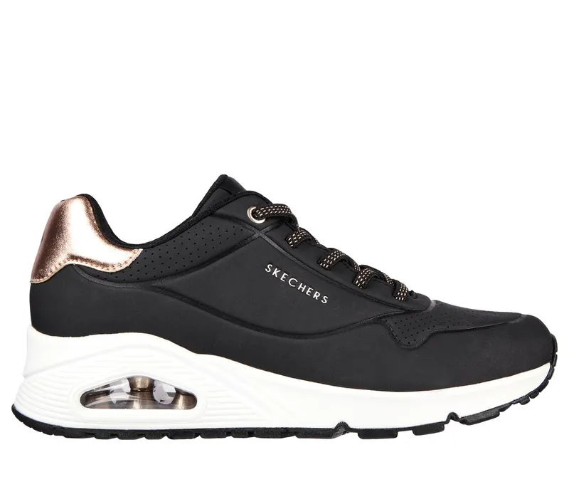 Skechers UNO – Shimmer Away Sneaker Black