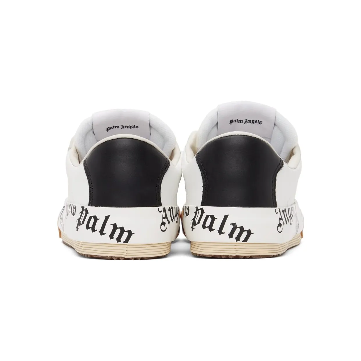 Palm Angels Black & White Vulcanized Sneakers (PMIA065F21LEA0010110) (4)