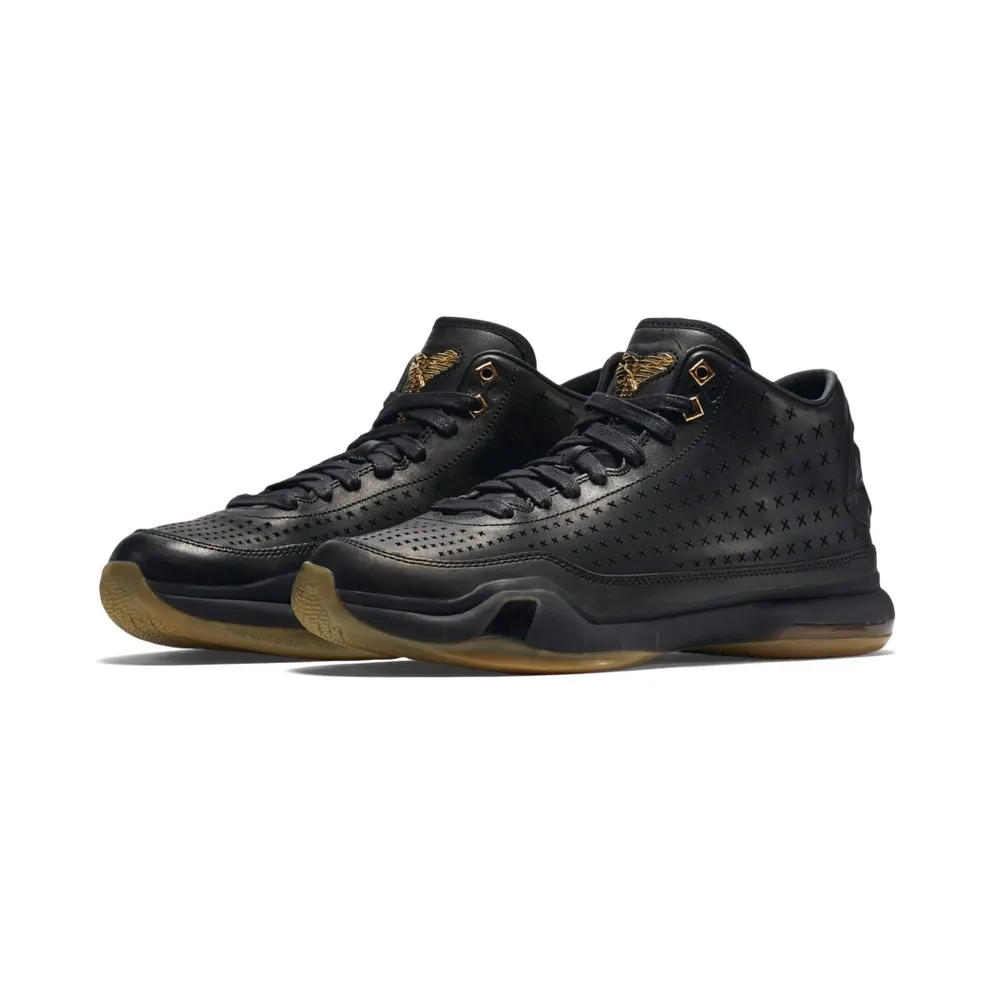 Nike Kobe 10 Mid EXT Black Metallic Gold Black/Black-Gum Light Brown (802366-002)