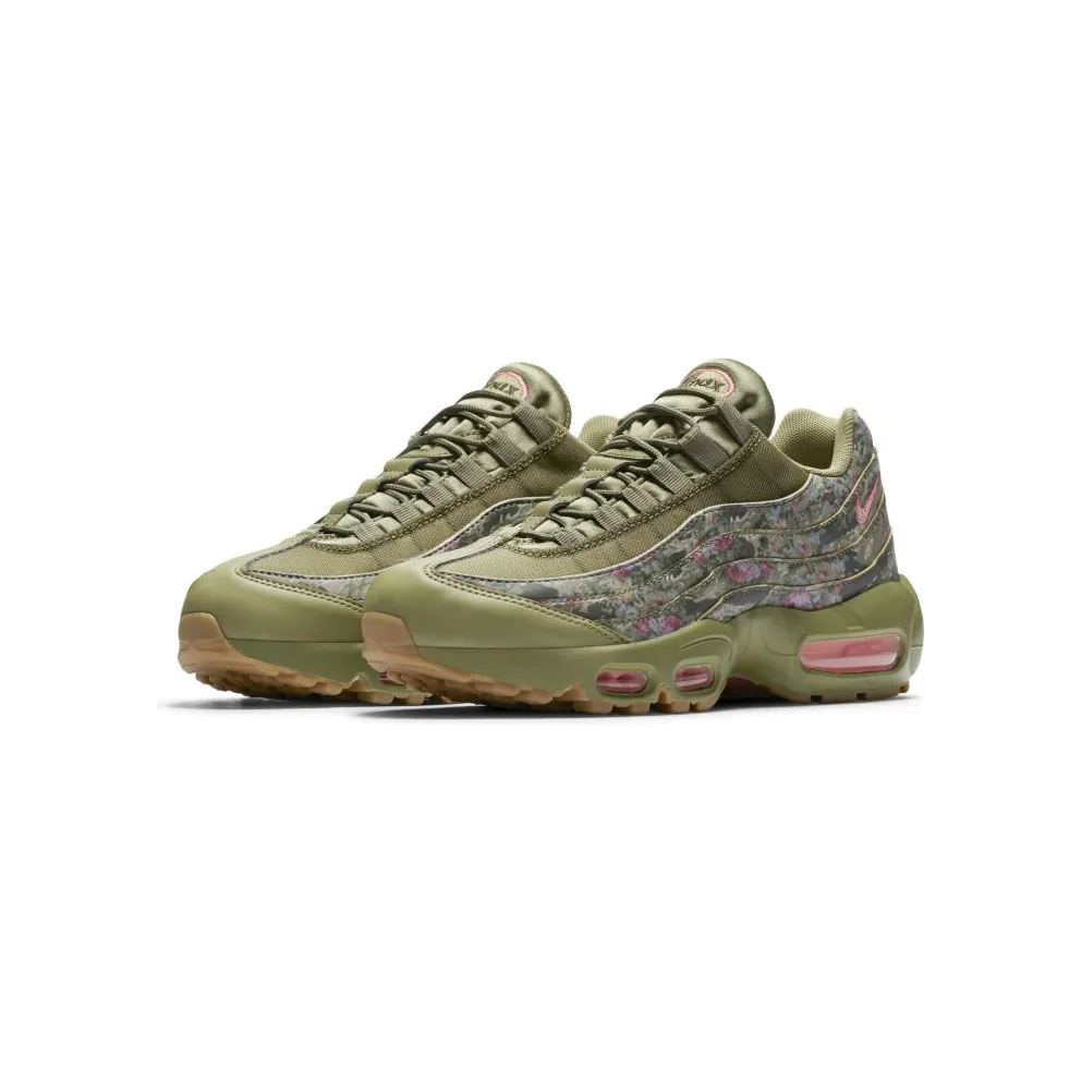 Nike Air Max 95 Floral Neutral Olive (W) Neutral Olive/Arctic Punch-Gum Light Brown-Rush Maroon-Cargo Khaki-Sunset Pulse (AQ6385-200)